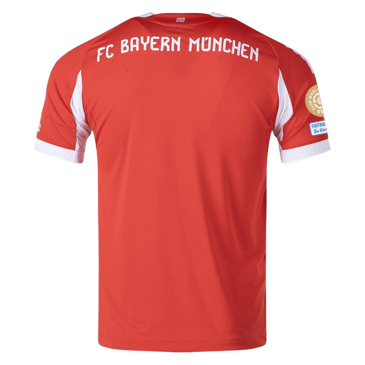 adidas Bayern Munich Authentic Home Jersey w/ Club World Cup Patches 25/26 (Red) | SoccerWearhouse