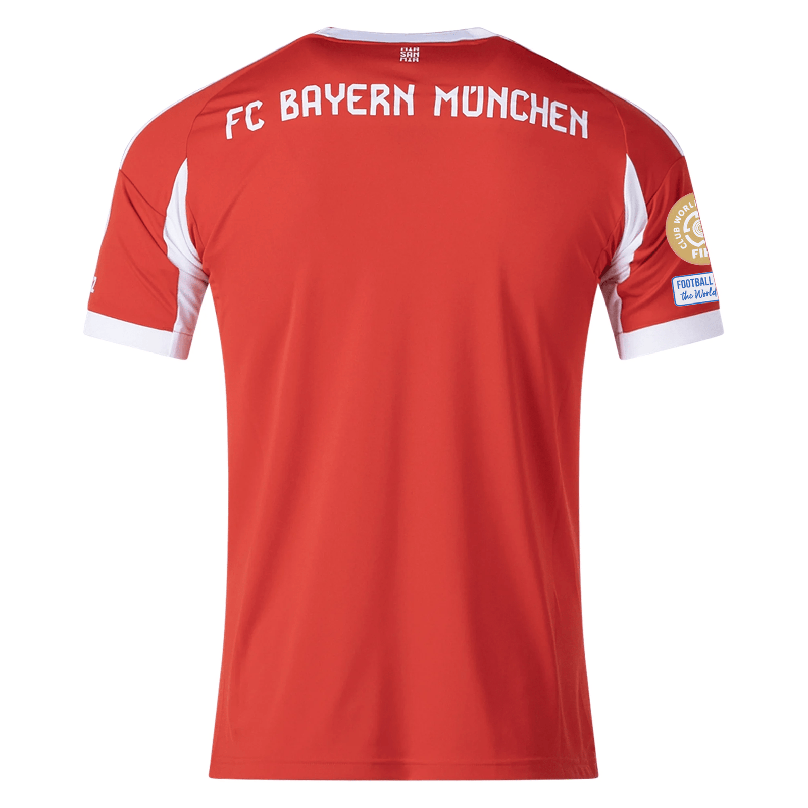 adidas Bayern Munich Home Jersey w/ Club World Cup Patches 25/26 (Red) | SoccerWearhouse