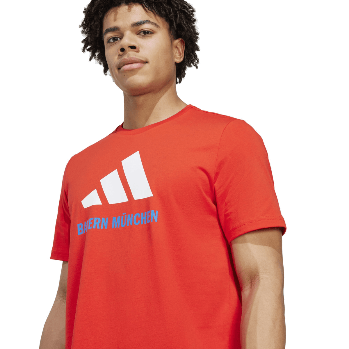 adidas Bayern Munich Season Graphic T-Shirt (Red/White) | SoccerWearhouse