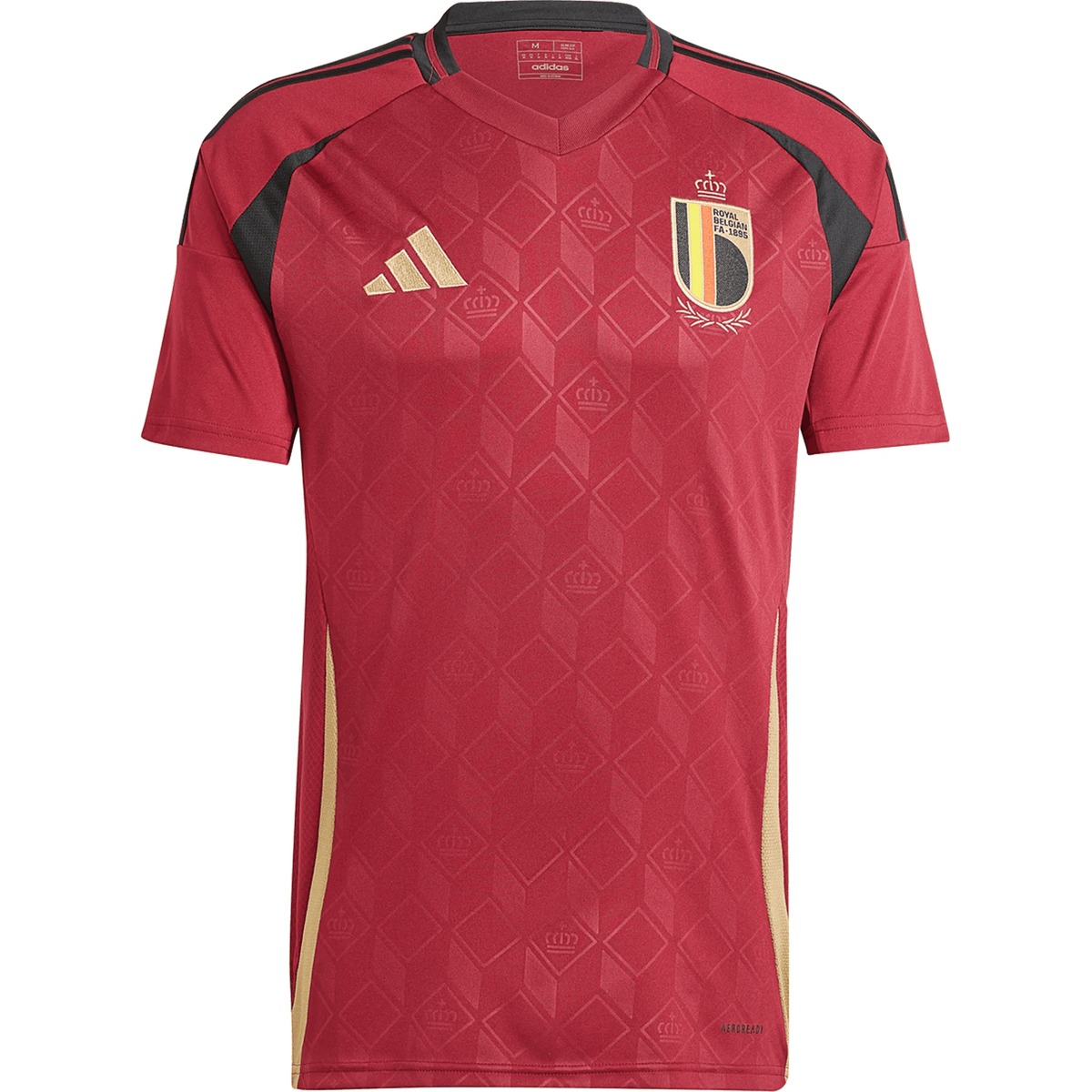 adidas Belgium Home Jersey 24/25 (Burgundy) | SoccerWearhouse