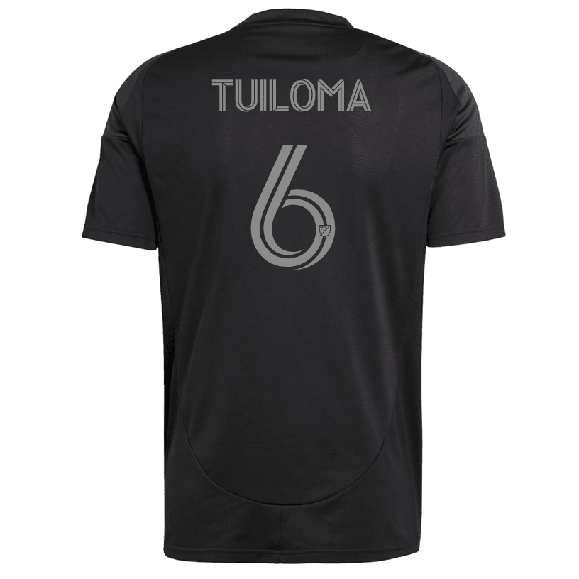 adidas Bill Tuiloma Charlotte FC Away Jersey 25/26 (Black) | SoccerWearhouse
