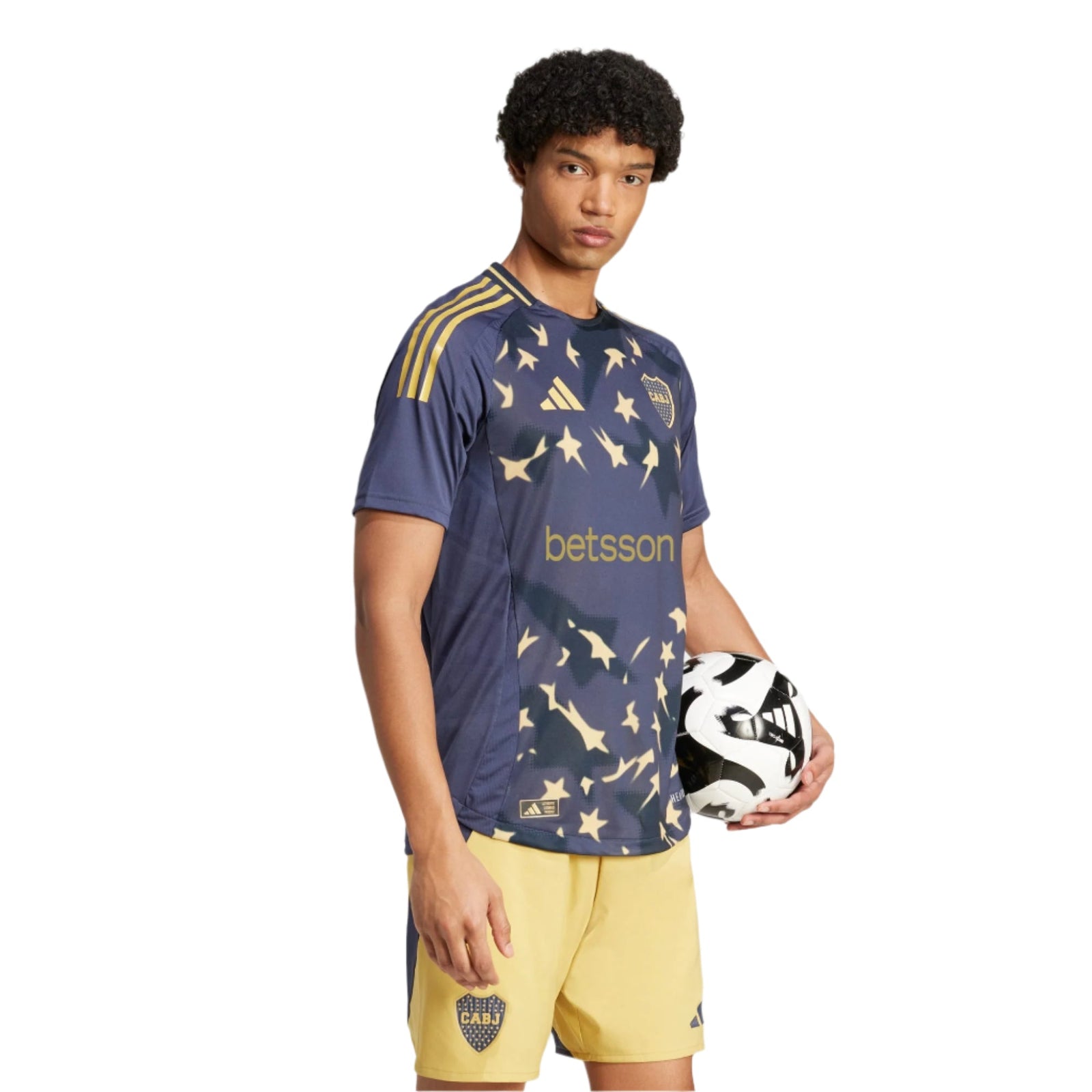 adidas Boca Juniors 24/25 Authentic Third Jersey (Grey/Gold) | SoccerWearhouse