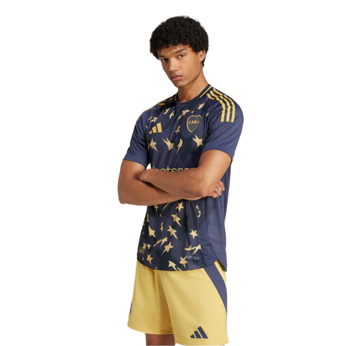 adidas Boca Juniors 24/25 Authentic Third Jersey (Grey/Gold) | SoccerWearhouse
