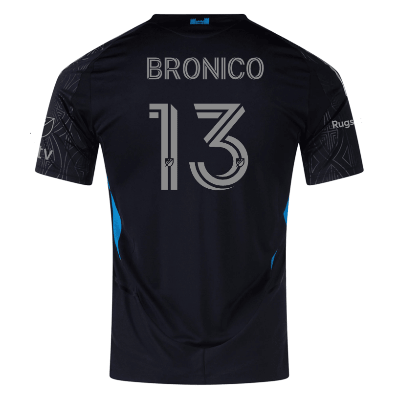 adidas Brandt Bronico Charlotte FC Authentic Away Jersey 25/26 (Black) | SoccerWearhouse