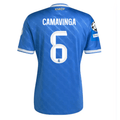 adidas Camavinga Men's Real Madrid Third Jersey 25/26 w/ Champions League Patches (Blue/White)