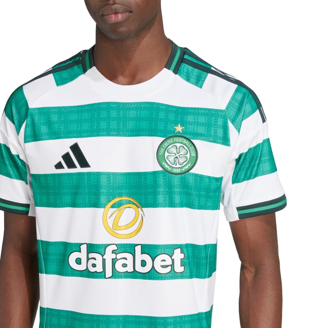 adidas Celtic FC 25/26 Home Jersey (White) | SoccerWearhouse