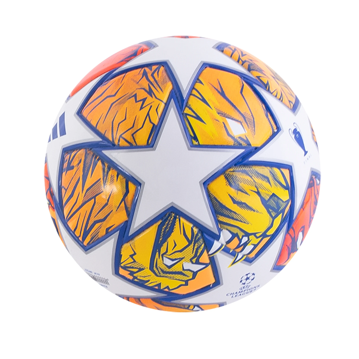 adidas Champions League Mini Ball 23/24 (White/Glory Blue/Flash Orange) | SoccerWearhouse