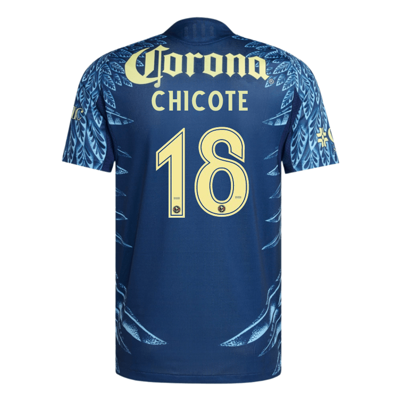 adidas Chicote Men's Club América 25/26 Authentic Away Jersey (Blue) | SoccerWearhouse
