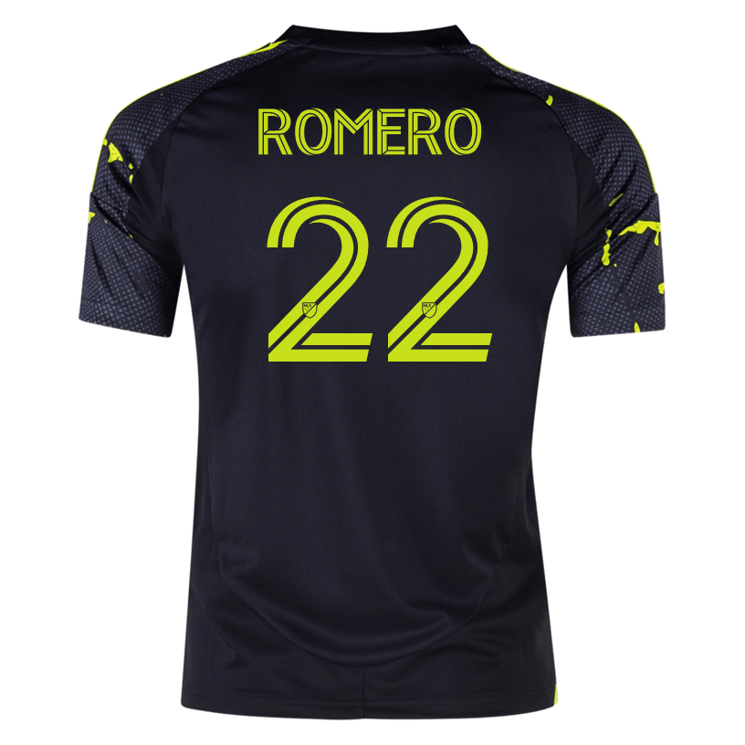 adidas Columbus Crew Abraham Romero Away Jersey 25/26 (Black/Yellow) | SoccerWearhouse
