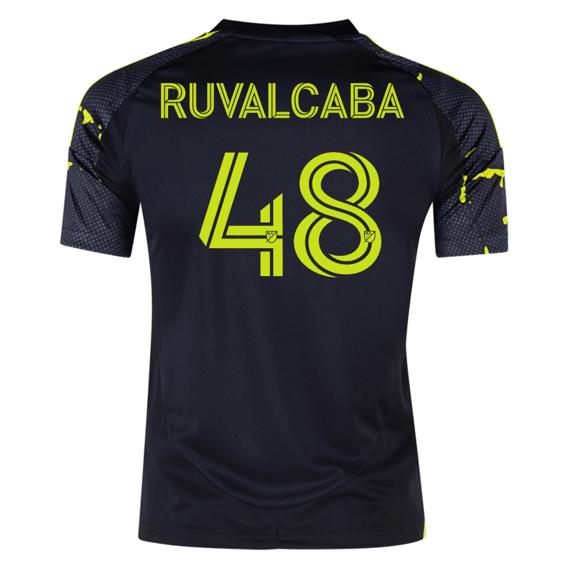 adidas Columbus Crew Cesar Ruvalcaba Away Jersey 25/26 (Black/Yellow) | SoccerWearhouse