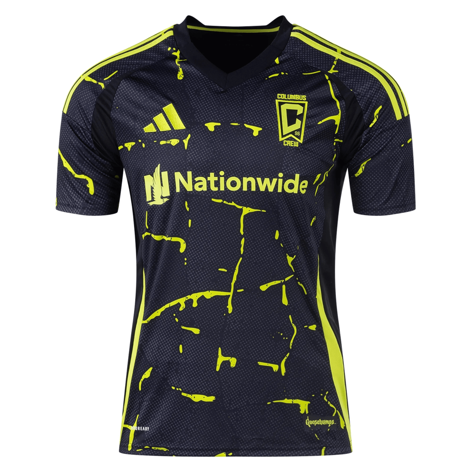 adidas Columbus Crew Max Arfsten Away Jersey 25/26 (Black/Yellow) | SoccerWearhouse