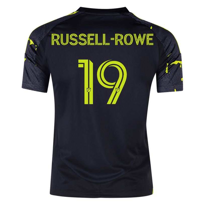 adidas Columbus Crew Jacen Russell - Rowe Away Jersey 25/26 (Black/Yellow) | SoccerWearhouse