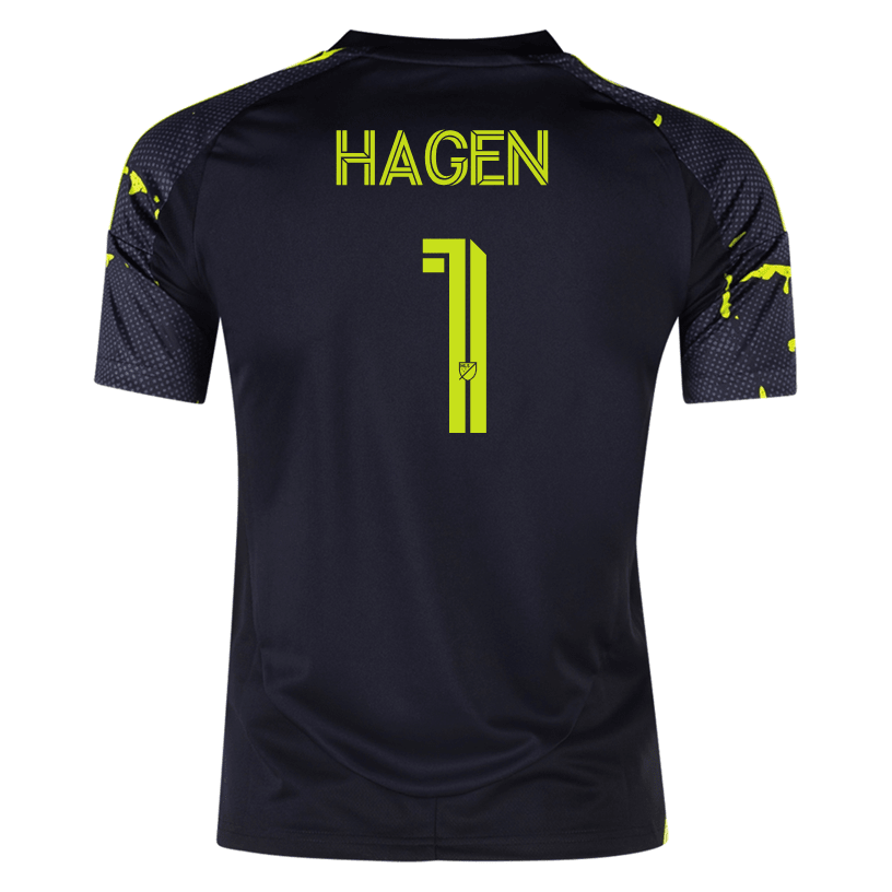 adidas Columbus Crew Nicholas Hagen Away Jersey 25/26 (Black/Yellow) | SoccerWearhouse
