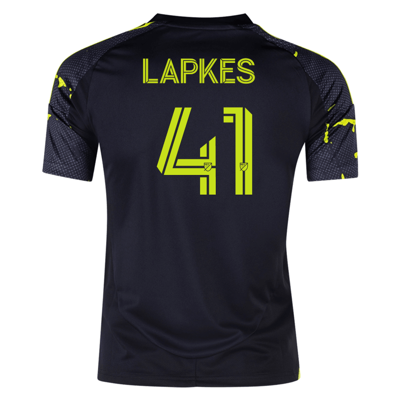 adidas Columbus Crew Stanislav Lapkes Away Jersey 25/26 (Black/Yellow) | SoccerWearhouse