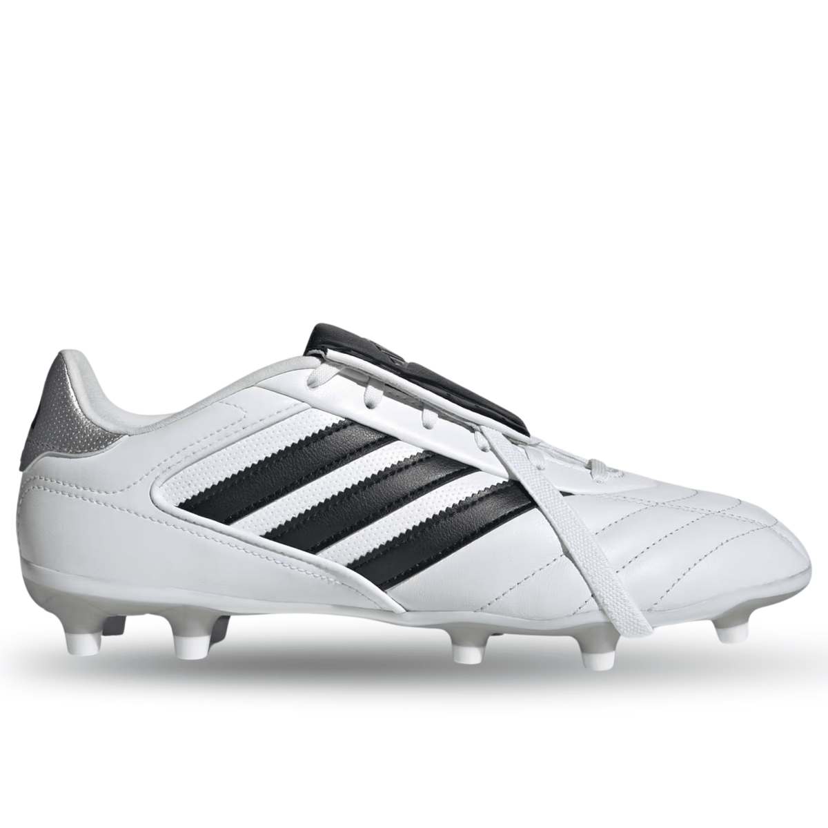 adidas Copa Gloro II FG Soccer Cleats (White/Metallic Silver) | SoccerWearhouse