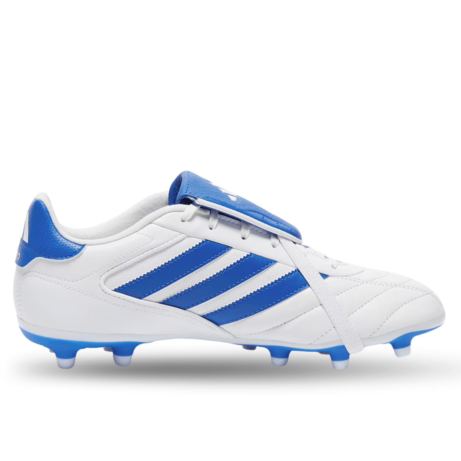 adidas Copa Gloro II FG Soccer Cleats (White/Royal Blue) | SoccerWearhouse