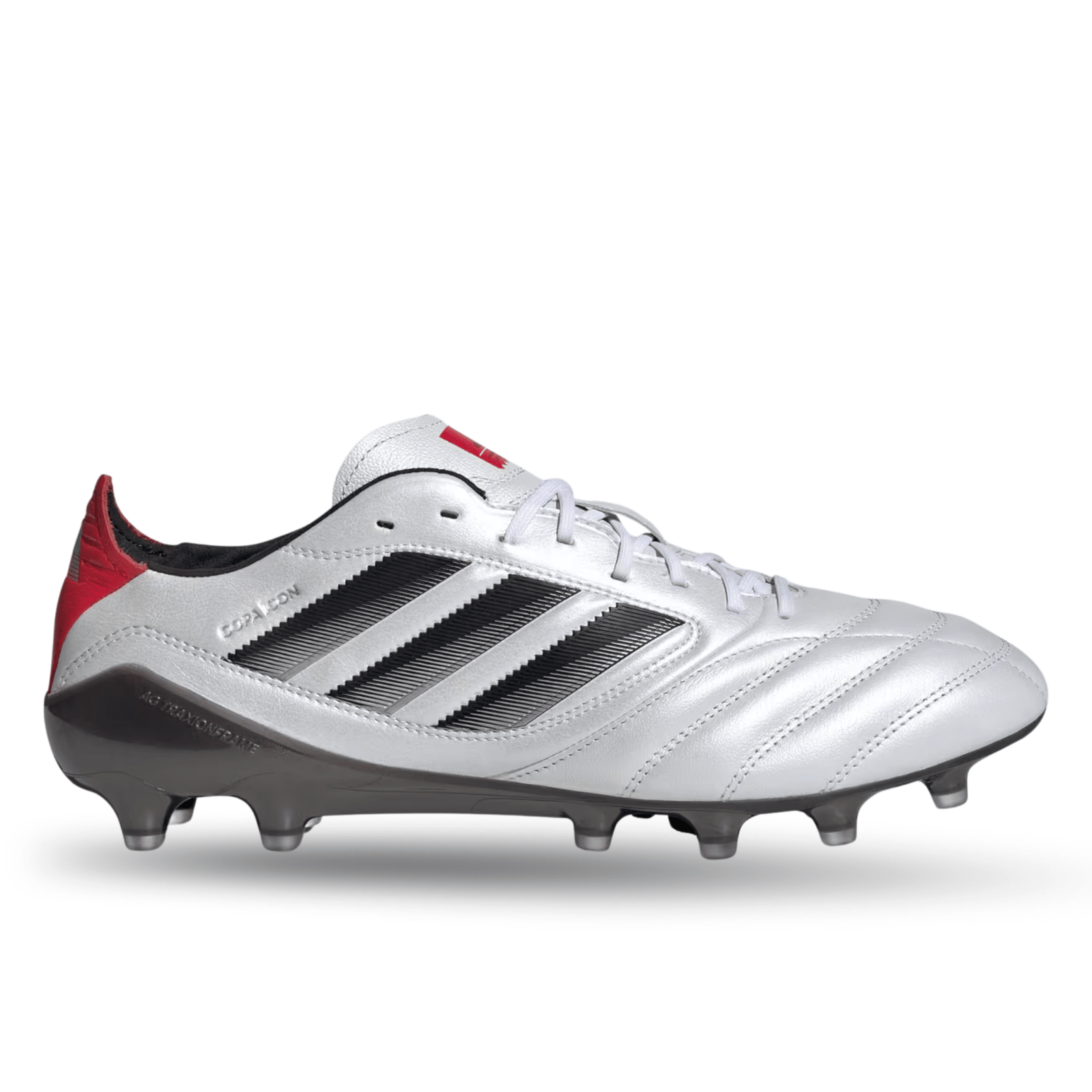 adidas Copa Icon II FG/AG Soccer Cleats (White/Black/Pure Ruby) | SoccerWearhouse