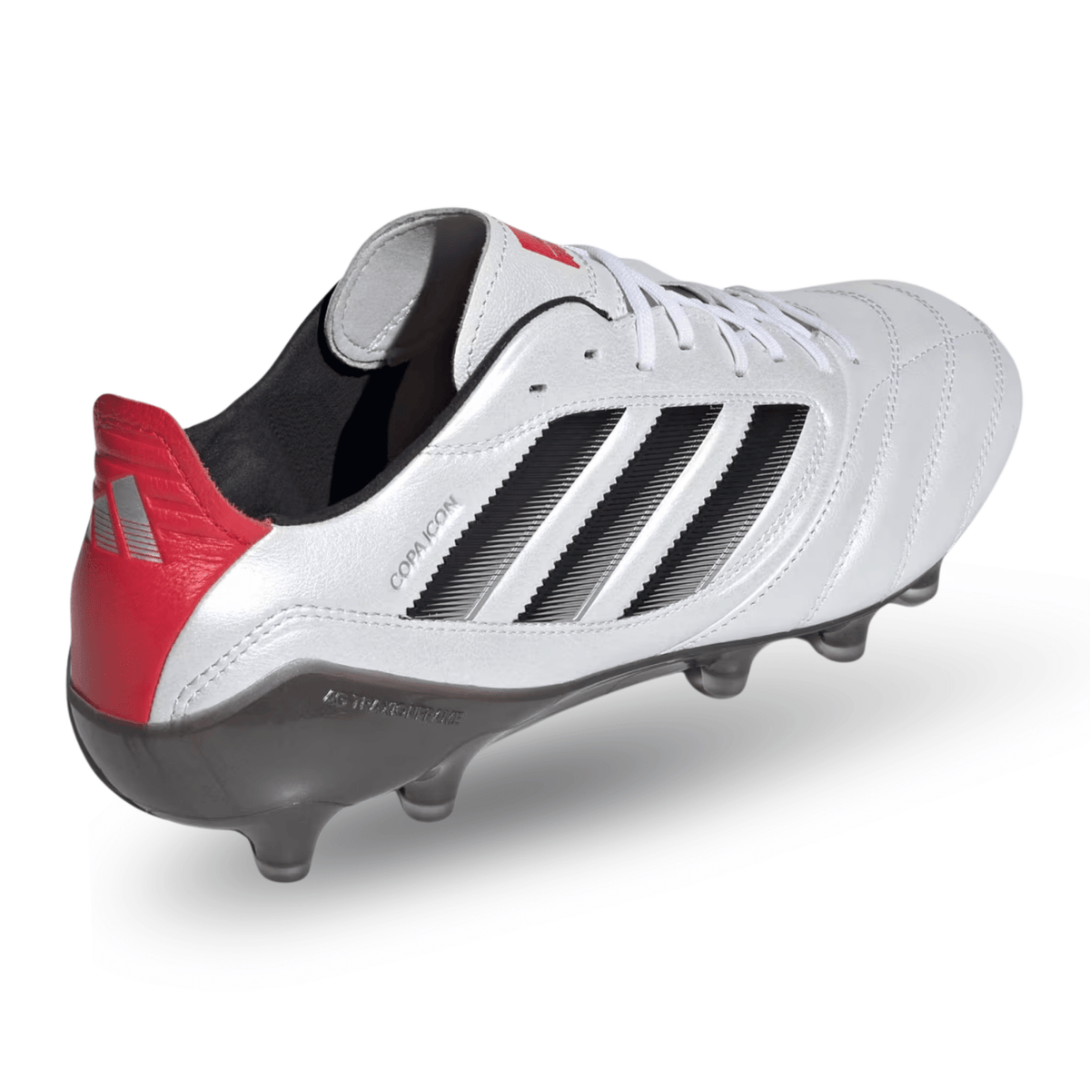 adidas Copa Icon II FG/AG Soccer Cleats (White/Black/Pure Ruby) | SoccerWearhouse