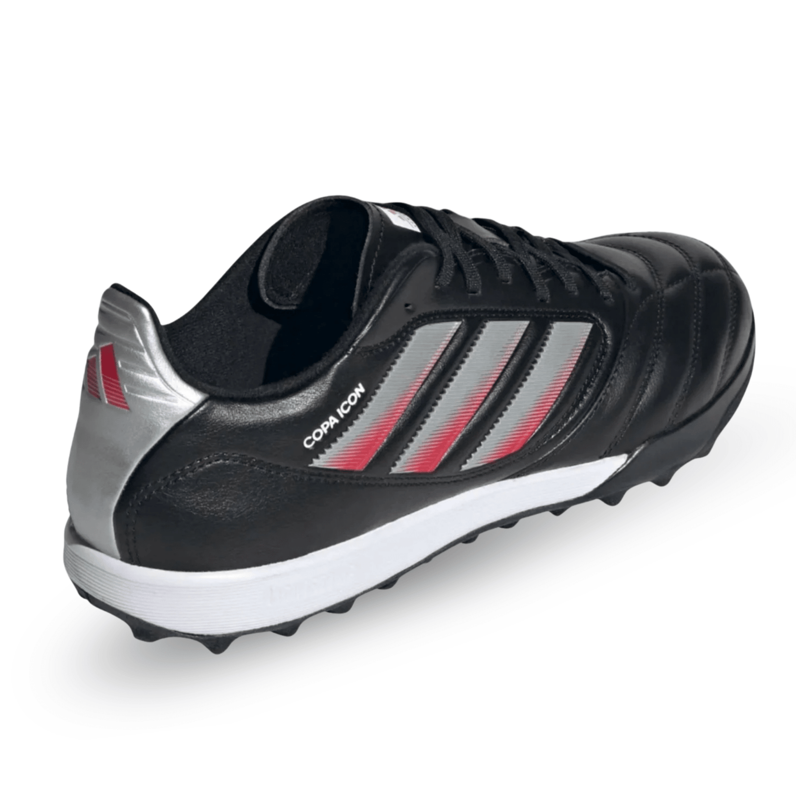 adidas Copa Icon II Pro Turf Soccer Shoes (Black/Red/Silver Metallic) | SoccerWearhouse