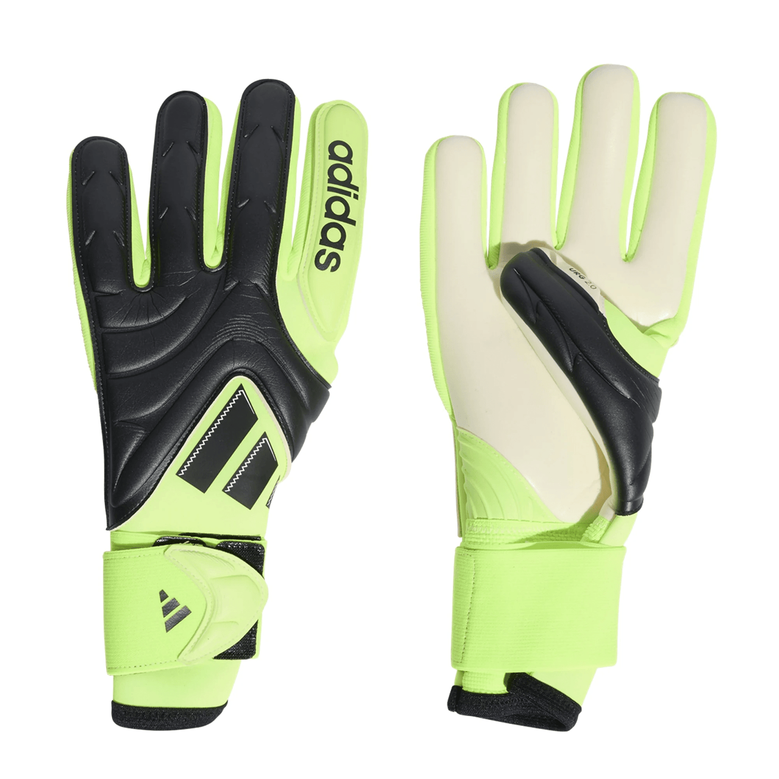 adidas Copa Pro Goalkeeper Gloves (Black/Lucid Lemon) | SoccerWearhouse