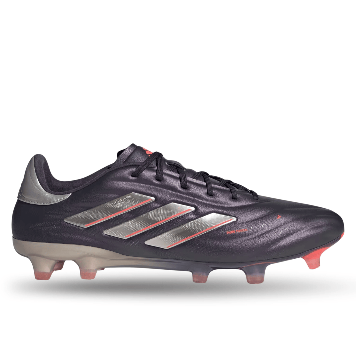 adidas Copa Pure 2 Elite FG Soccer Cleats (Platinum/Metallic/Turbo) | SoccerWearhouse