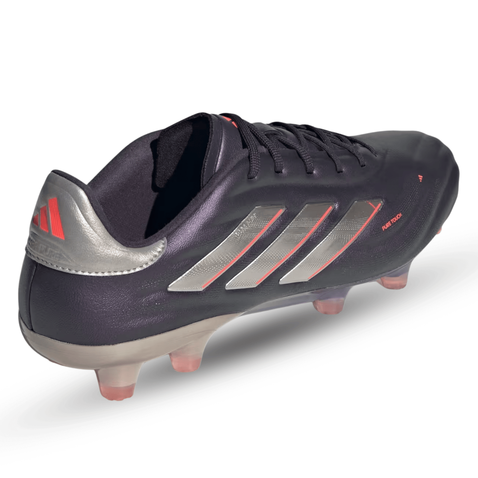 adidas Copa Pure 2 Elite FG Soccer Cleats (Platinum/Metallic/Turbo) | SoccerWearhouse