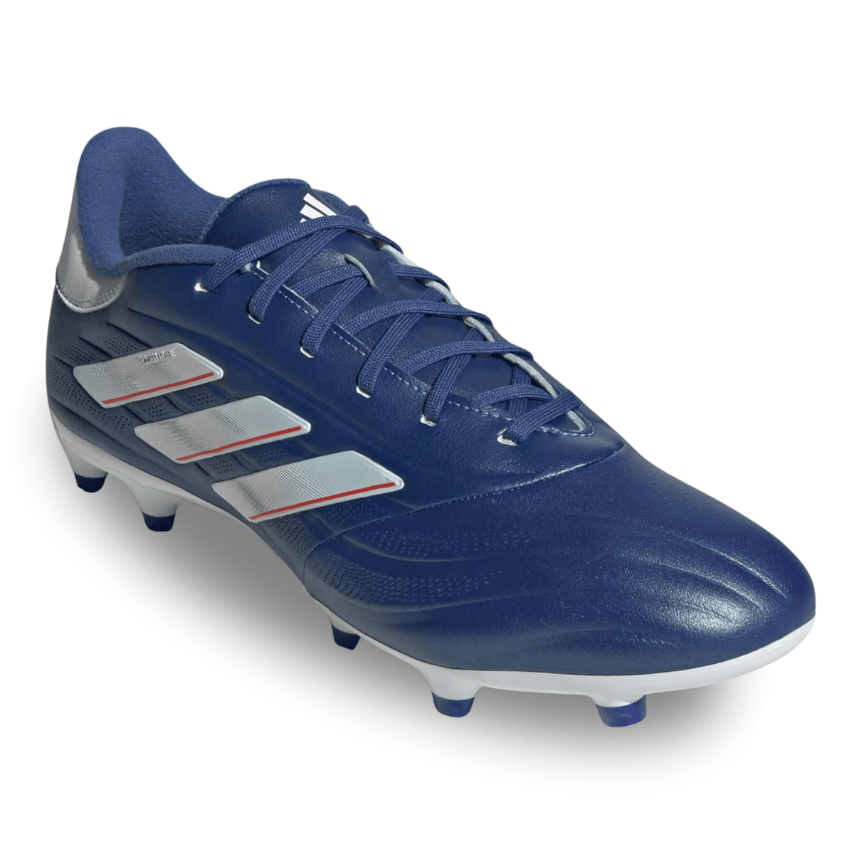 adidas Copa Pure II.3 Firm Ground Soccer Cleats (Lucid Blue/Cloud White) | SoccerWearhouse