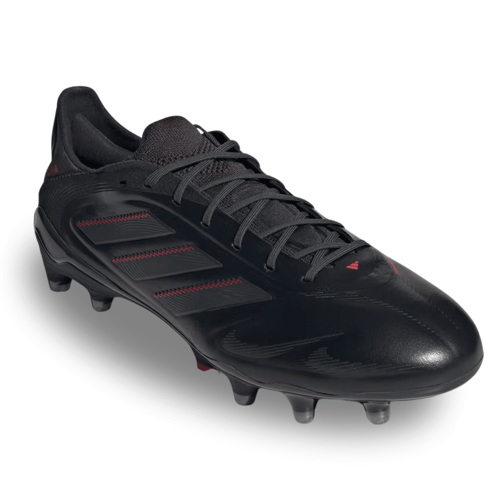 adidas Copa Pure III Elite FG Soccer Cleats (Black/Carbon/Lucid Red) | SoccerWearhouse