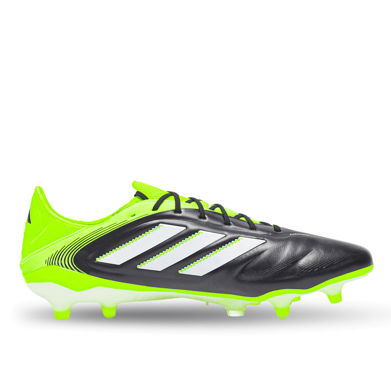 adidas Copa Pure III Elite FG Soccer Cleats (Black/Lucid Lemon) | SoccerWearhouse