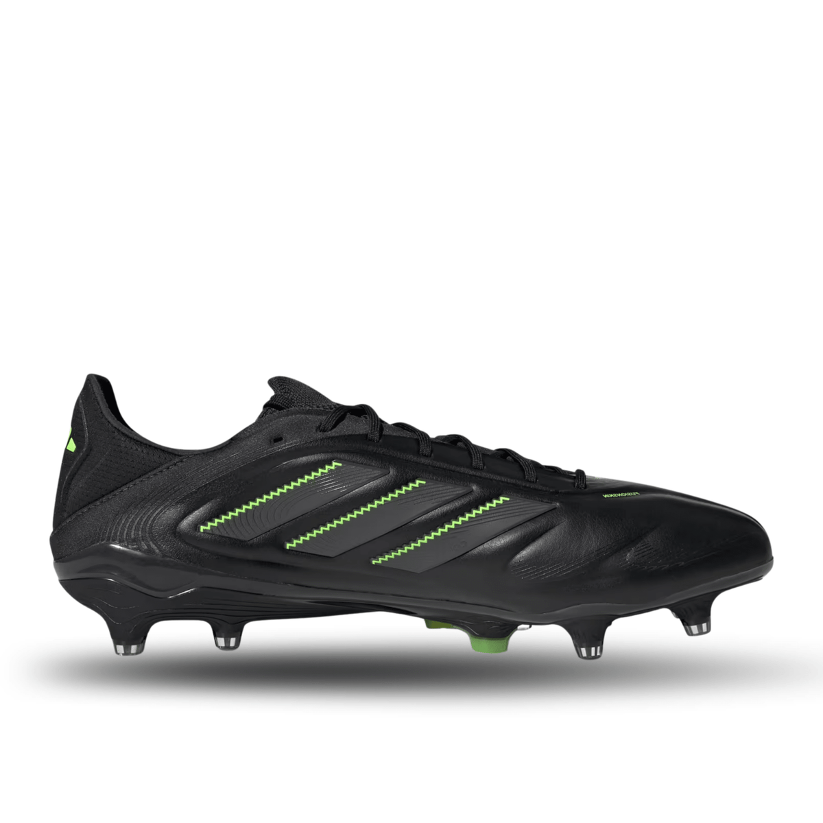 adidas Copa Pure III Elite Firm Ground Soccer Cleats (Black/Lucid Lemon) | SoccerWearhouse