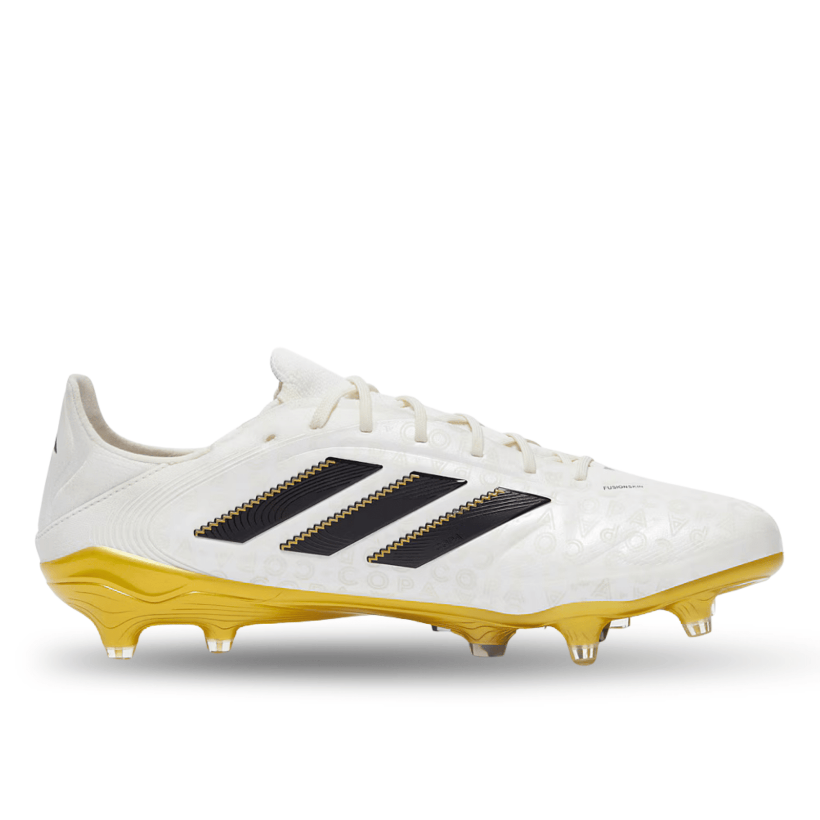 adidas Copa Pure III Elite Firm Ground Soccer Cleats (Zero Metallic/Black/Gold Metallic) | SoccerWearhouse