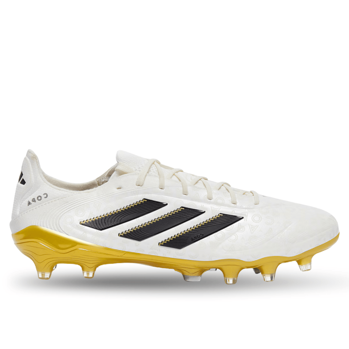 adidas Copa Pure III Elite Firm Ground Soccer Cleats (Zero Metallic/Black/Gold Metallic) | SoccerWearhouse