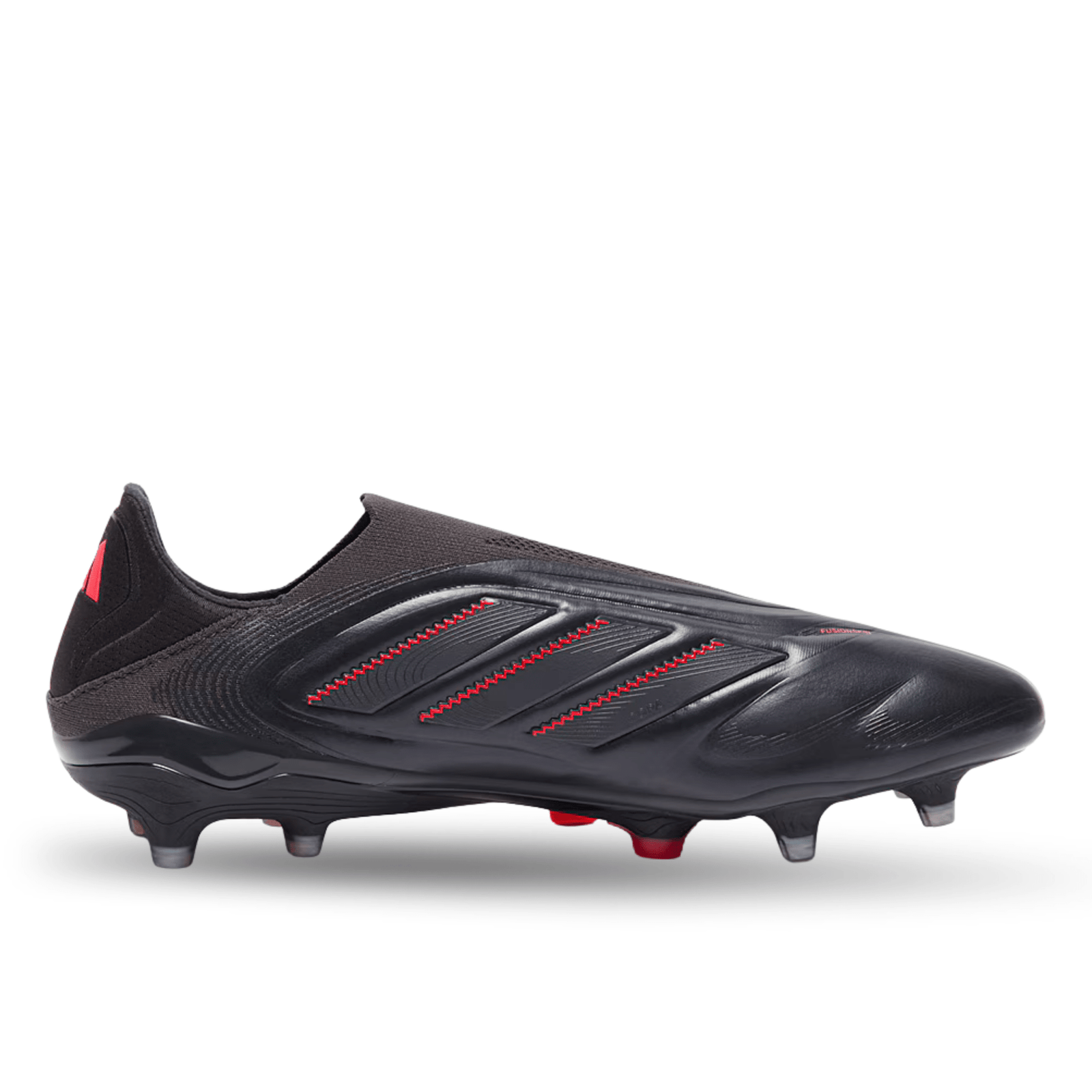 adidas Copa Pure III Elite Laceless FG Soccer Cleats (Black/Carbon/Lucid Red) | SoccerWearhouse