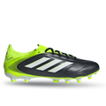 adidas Copa Pure III League FG/MG Soccer Cleats (Black/Lucid Lemon)