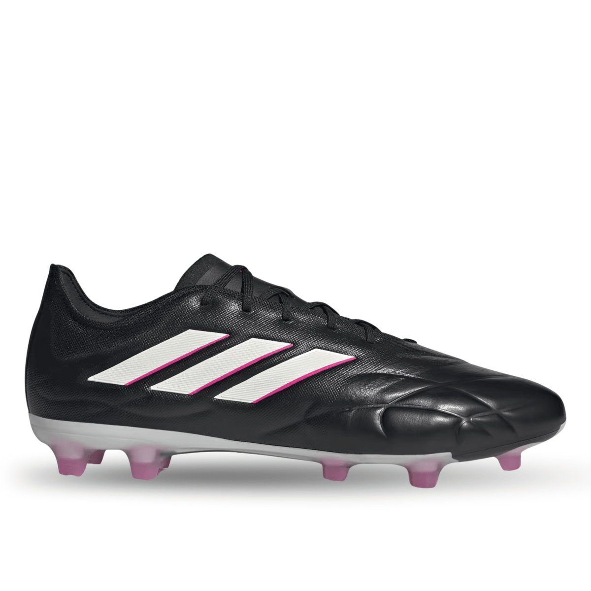 adidas Copa Pure.2 Firm Ground Soccer Cleats (Black/Shock Pink) | SoccerWearhouse