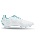 adidas Copa Pure.3 Firm Ground Soccer Cleats (White/Grey Two/Preloved Blue)