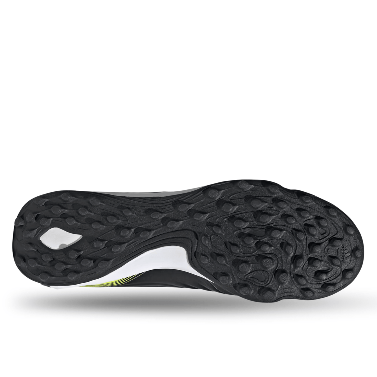 adidas Copa Sesne.3 LL Turf Soccer Cleats (Core Black/Team Solar Yellow) | SoccerWearhouse