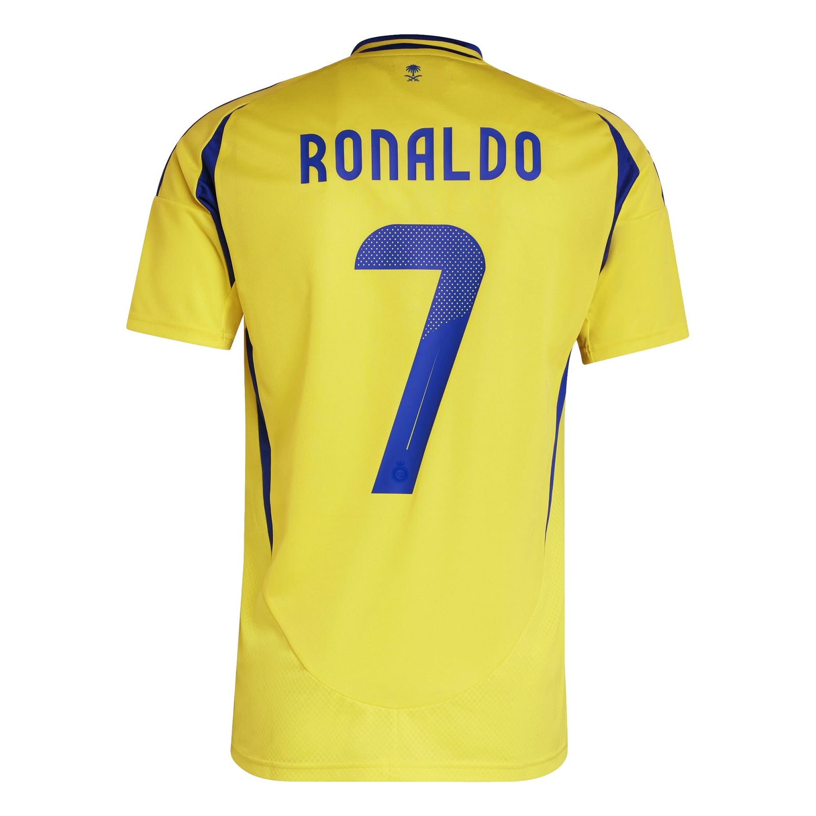 adidas Cristiano Ronaldo Al Nassr Home Jersey 24/25 (Imact Yellow/Royal Blue) | SoccerWearhouse