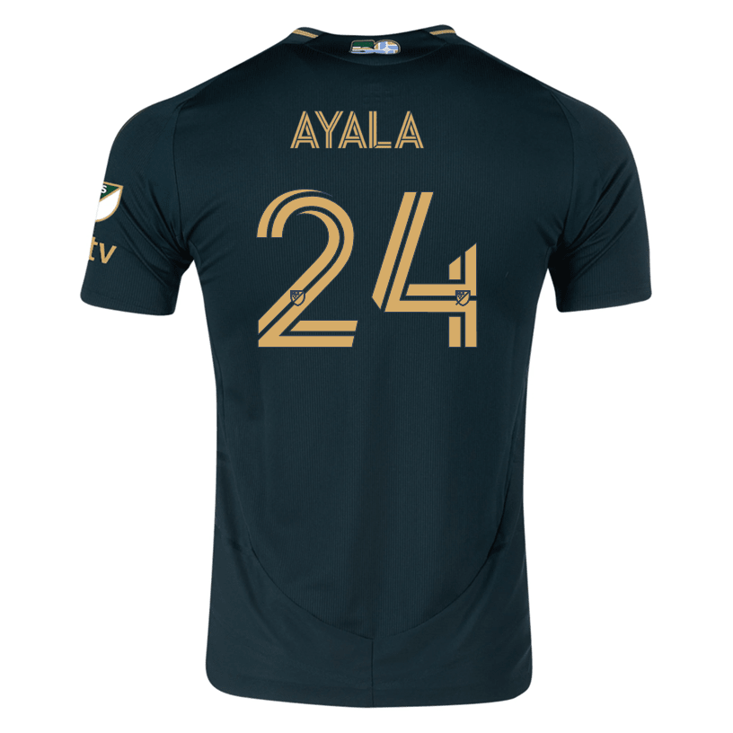 adidas David Ayala Portland Timbers Authentic Home Jersey w/ MLS &amp; Apple Patch 25/26 (Green/Gold) | SoccerWearhouse