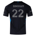 adidas David Bingham Charlotte FC Authentic Away Jersey 25/26 (Black)