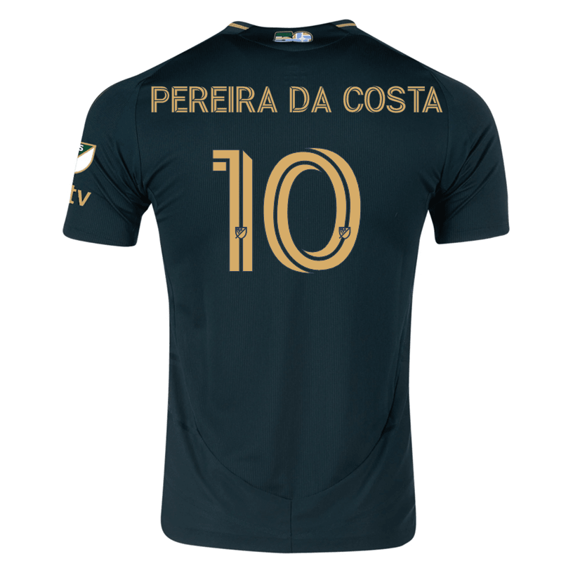adidas David Da Costa Portland Timbers Authentic Home Jersey w/ MLS &amp; Apple Patch 25/26 (Green/Gold) | SoccerWearhouse