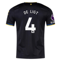 adidas Deligt Men's Manchester United Authentic Third Jersey 25/26 w/ NRFR + EPL Patches (Black)