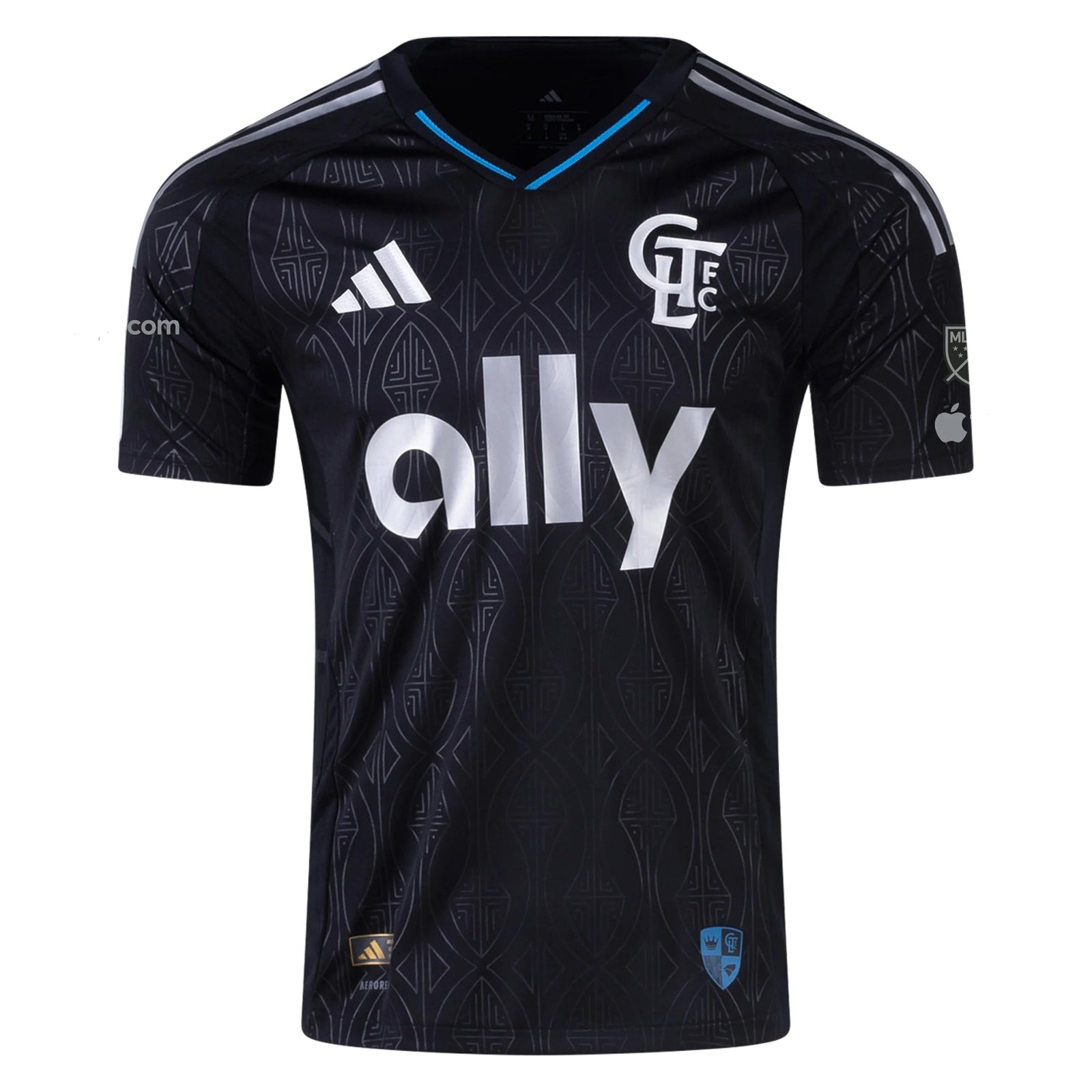 adidas Tim Ream Charlotte FC Authentic Away Jersey 25/26 (Black) | SoccerWearhouse