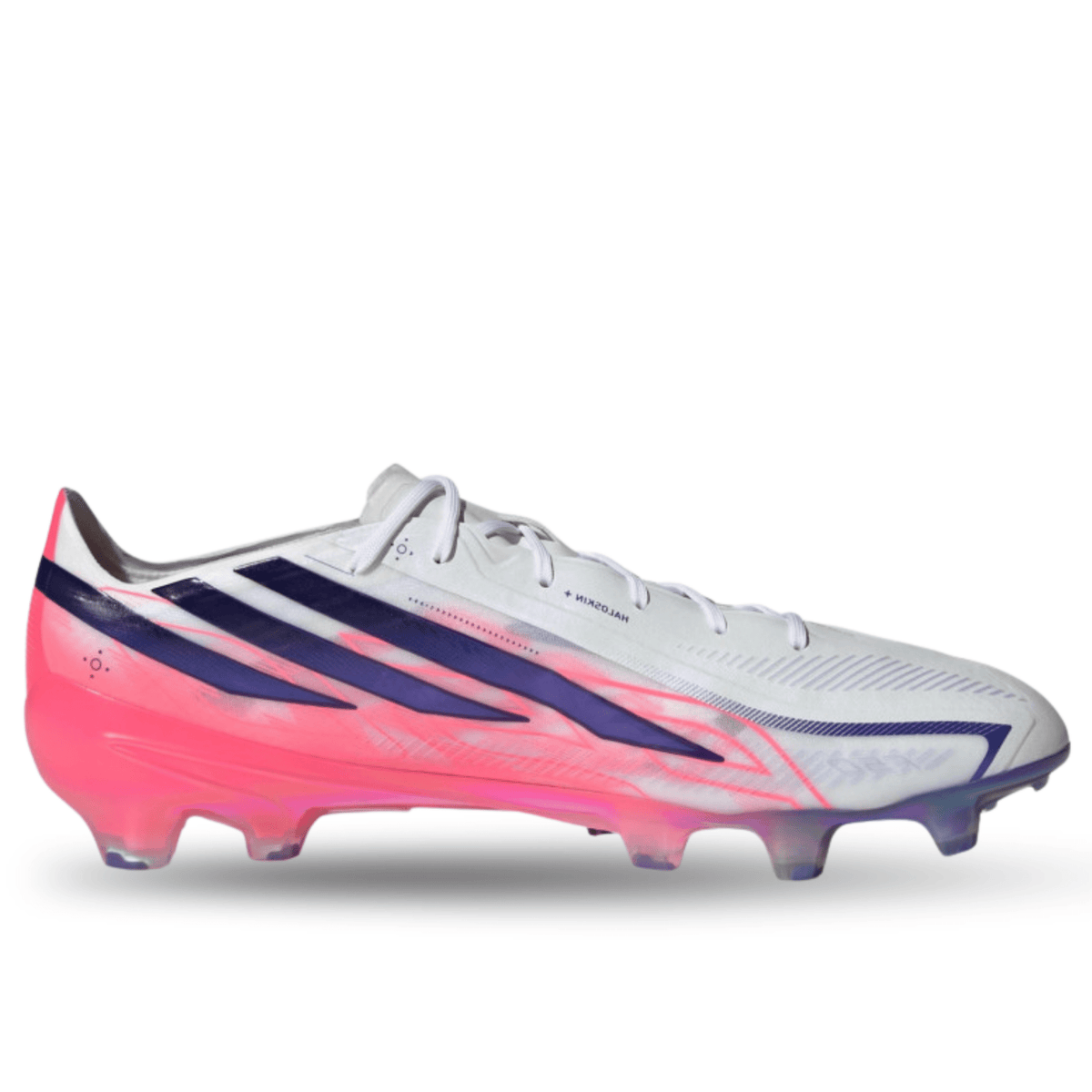 adidas F50 Hyperfast Elite FG Soccer Cleats (White/Multi) | SoccerWearhouse