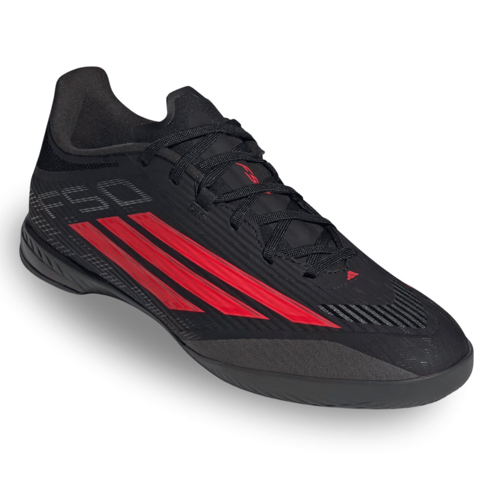 adidas F50 League Indoor Soccer Shoes (Black/Lucid Red) | SoccerWearhouse