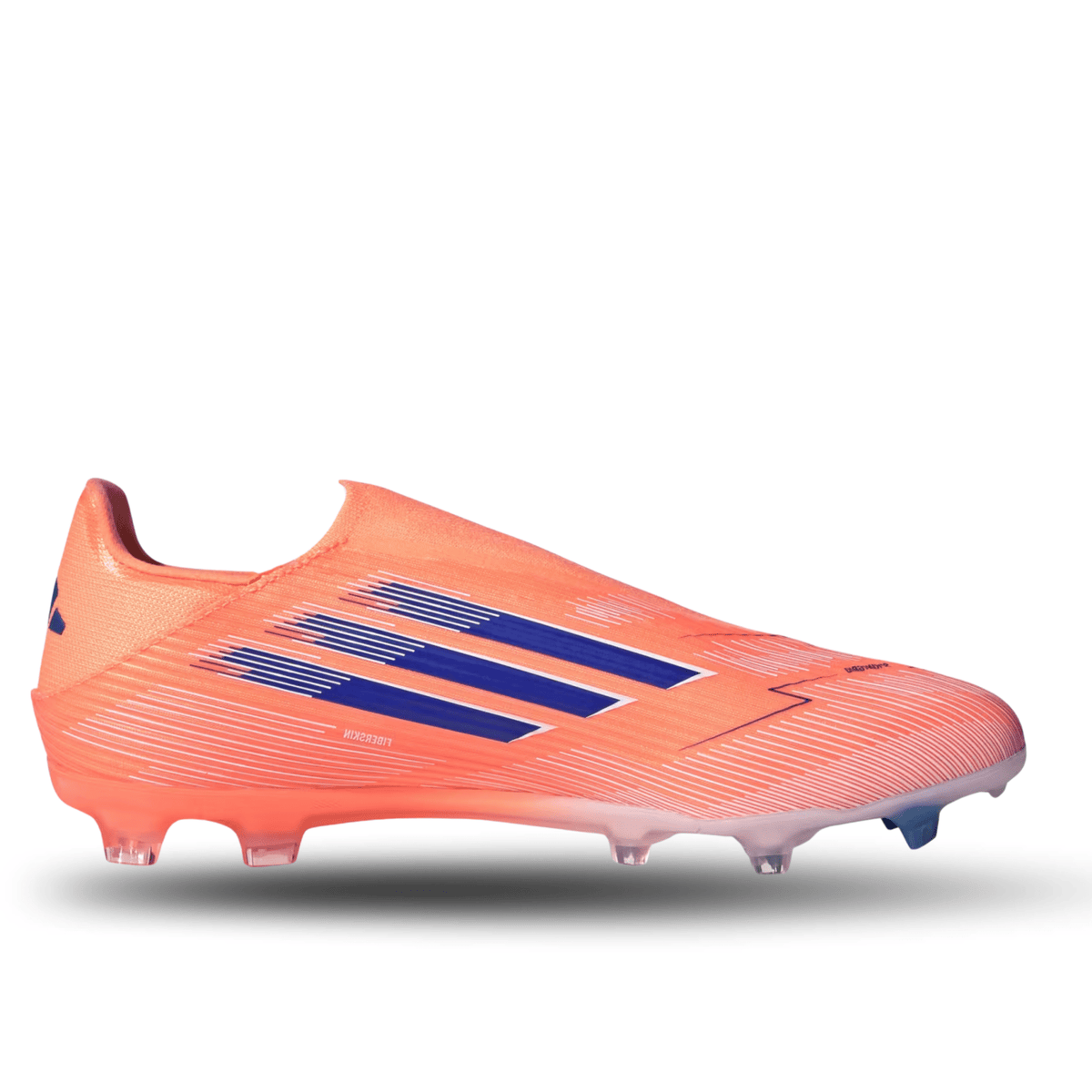 adidas F50 League Laceless FG/MG Soccer Cleats (Orange/Lucid Blue/White) | SoccerWearhouse