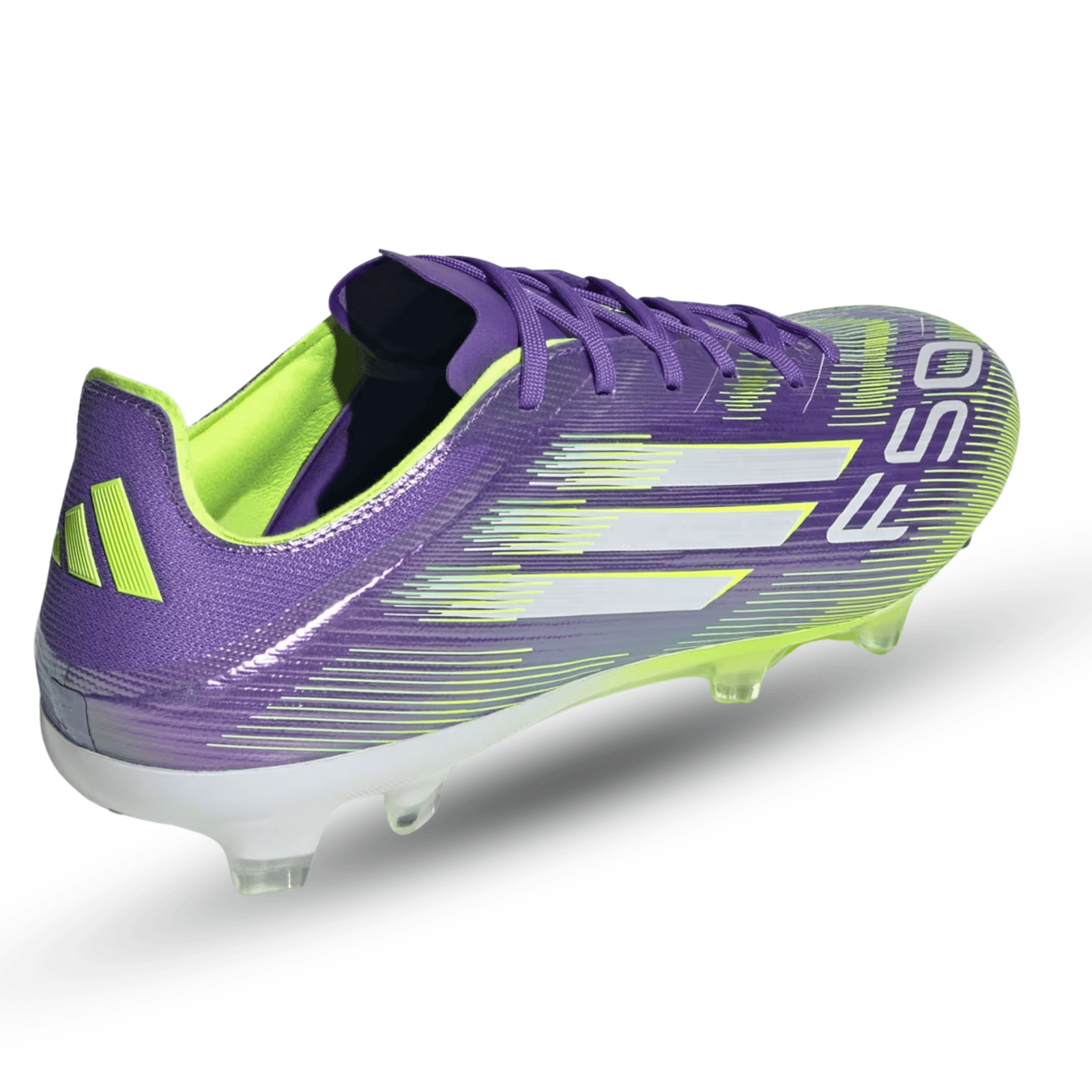 adidas F50 Pro FG Soccer Cleats (Purple Rush/Lucid Lemon) | SoccerWearhouse