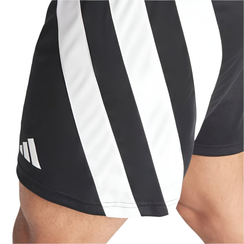 adidas Fortore 23 Soccer Short (Black/White) | SoccerWearhouse