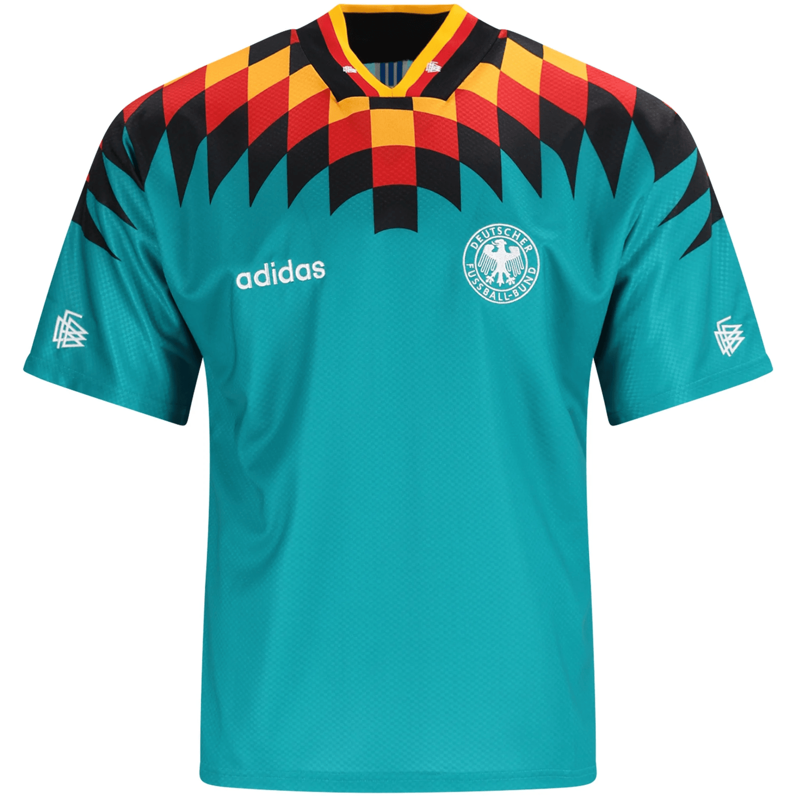 adidas Germany 1994 Away Retro Jersey (Green) | SoccerWearhouse