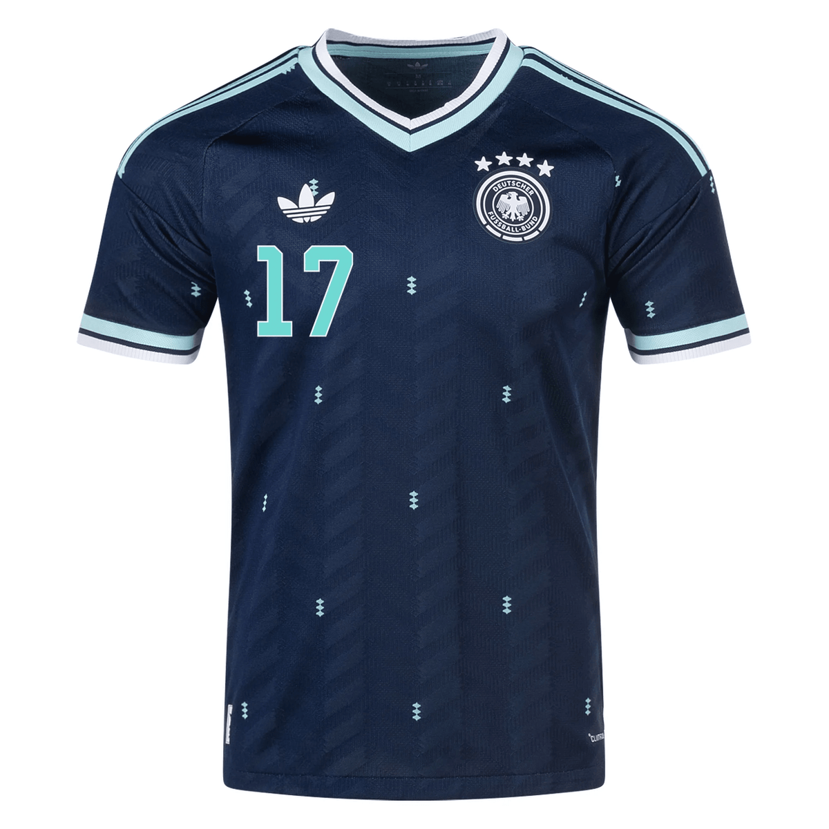 adidas Germany Authentic Florian Wirtz Away Jersey 2026 (Navy) | SoccerWearhouse
